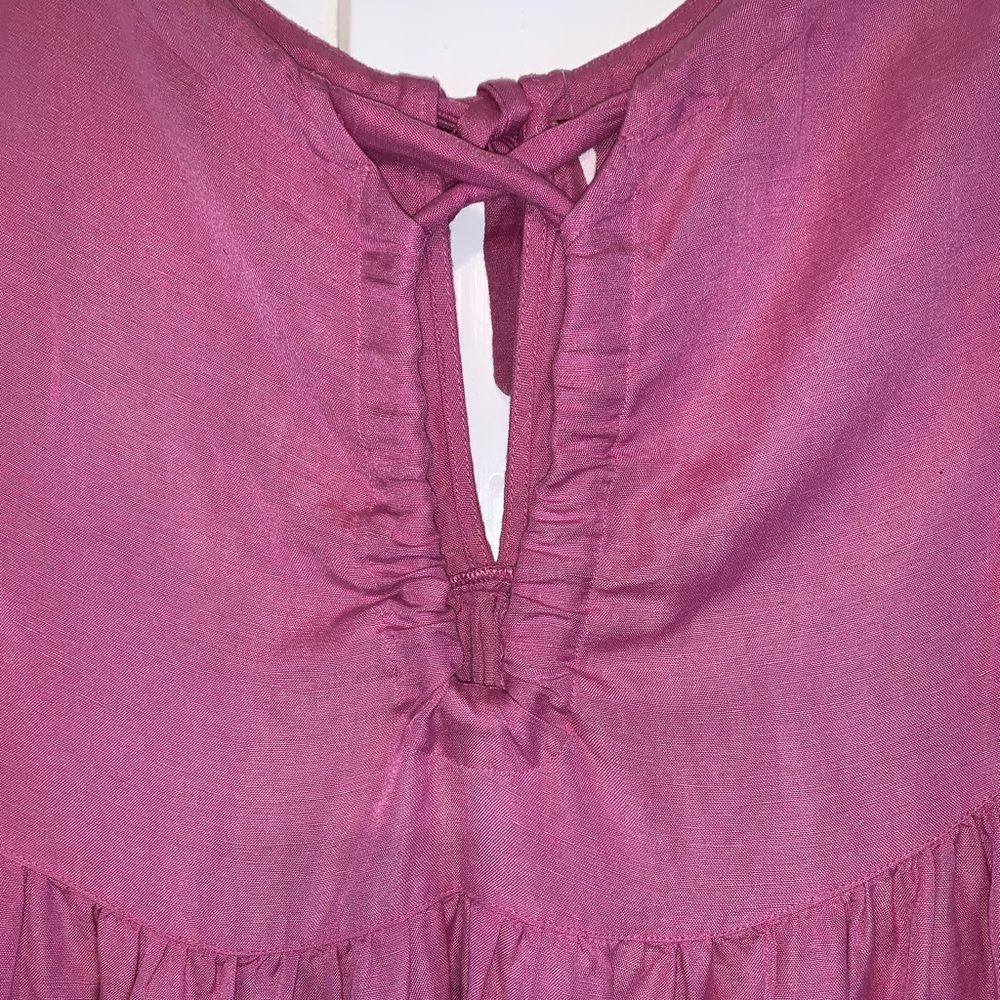 Free People Olivia Shapeless Linen Blend Dress - Picture 5 of 16